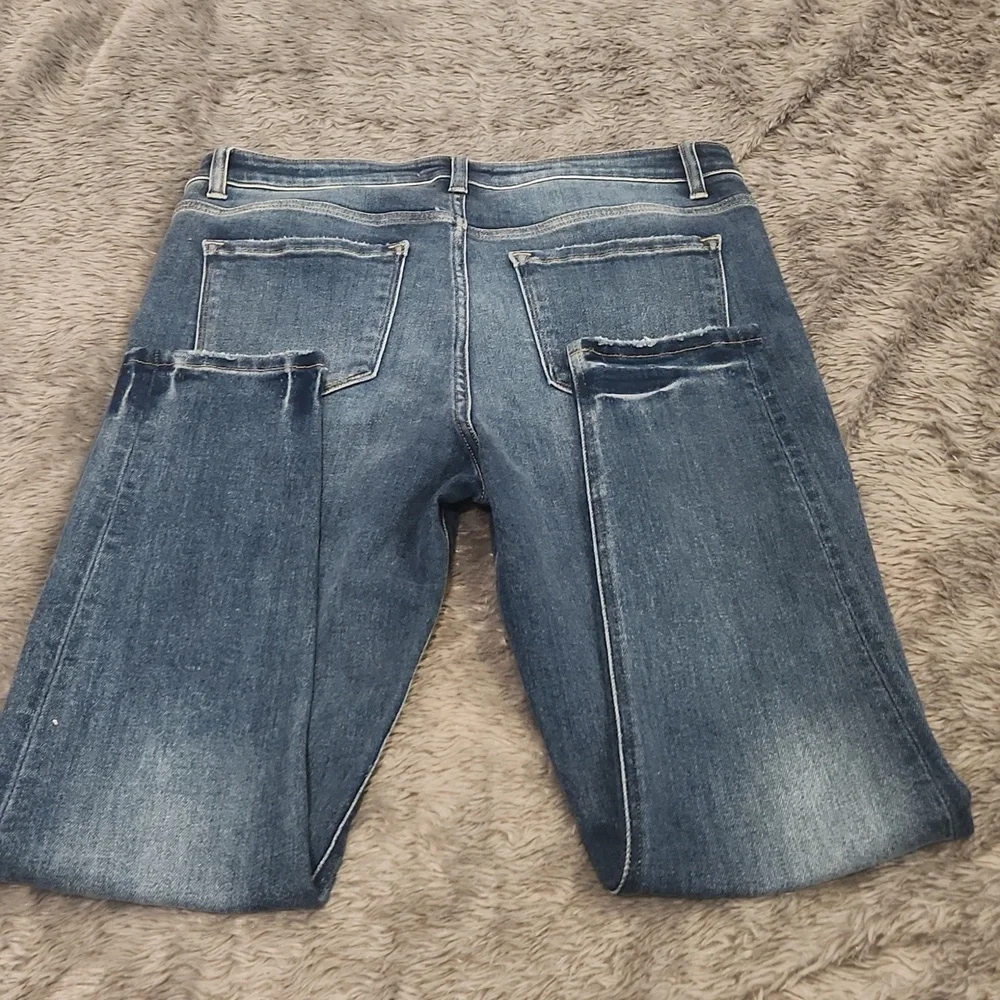 Flying Monkey Disclosure High Rise Light Blue Skinny Jeans Size 32, New W/O Tag! - Picture 9 of 13